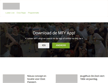 Tablet Screenshot of mfy.be